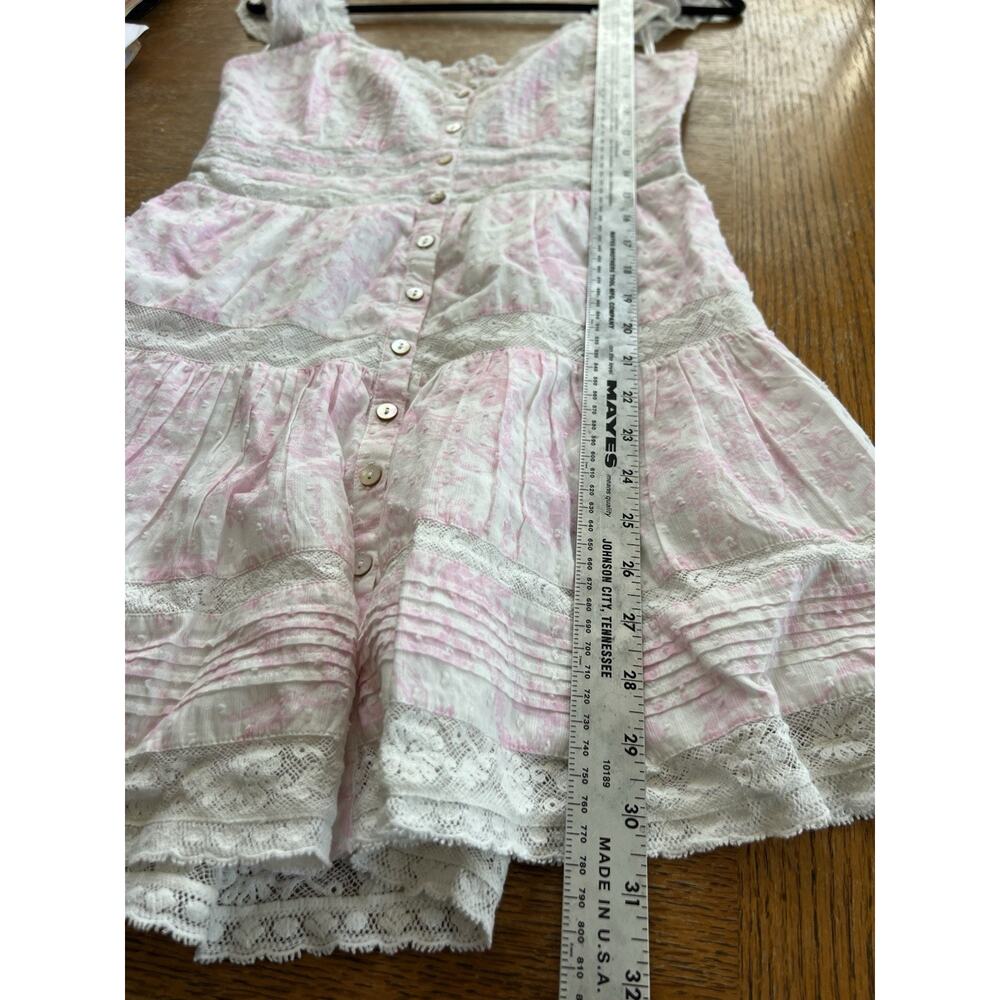 LoveShackFancy Rietta Dress – Powder Pink – XS – New With Out Tags - Picture 6 of 8